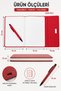 Quality Covered Elastic Notepad A5 15X20Cm 1 Piece Lizz Sf3Kl Hard Cover Bound 96 Sheets Lined - 3