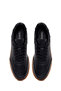 Men's Black Lace-Up Leather Sneaker Wm620008Df - 4
