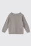 Boy's Gray Sweatshirt with Crew Neck - 2