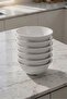 6 Pieces 15 cm White Bowl Unbreakable Melamine Soup Bowl Salad Bowl (15 cm)