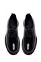 Men's Black Laced Leather Classic Shoes Wm620014Da - 4