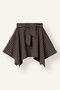 Checkered Elastic Waist Asymmetrical Mini Skirt for Girls I5550A826Wn - 6