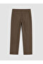 Özmarka New Season Brown Regular Fit Men's Chino Trousers - 6
