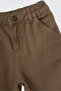 Boy's Beige Jogger Pants - 3