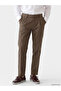 Özmarka New Season Brown Regular Fit Men's Chino Trousers - 2