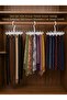 360 Degree Rotatable Multi-Purpose Hanger Designed as a Shawl, Belt, and Tie Rack