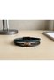 Kervain Teal Black Leather Men's Bracelet - Petrol Blue Braided Metal Detail - 3