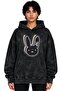 Bad Bunny Rapper Singer Printed Unisex Oversize Washable Hoodie Sweatshirt