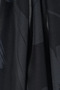 Floral Pattern Silk Shawl Black - 2