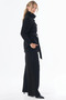 Belted Double Suit Black - 5