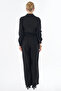 Elastic Waist Rayon Trousers Black - 5