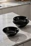 6 Pieces 18 cm Black Bowl Unbreakable Melamine Soup Bowl Salad Bowl (18 cm) - 3