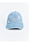 Vizyon New Season Blue Embroidery Detailed Women's Cap Hat