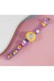 Children's Wristwatch with Purple Egg-Hatching Chick Figure, Colorful Lights, and Soft Silicone Strap (Without Box)