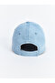 Vizyon New Season Blue Embroidery Detailed Women's Cap Hat - 3