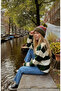 Norden ™   Pompom Ethnic Patterned Soft Textured Knitted Beanie 2748
