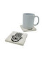 Fatıma's Hand Printed Natural Stone Coaster 10X10 Kd-4 - 2