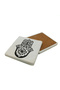 Fatıma's Hand Printed Natural Stone Coaster 10X10 Kd-4