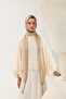 Patterned Twill Scarf Prime Beige - 4