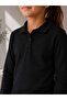Girls' Long Sleeve Polo Collar School T-Shirt - Basic Casual Top - 4