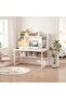 Computer Desk with Storage Shelf, Writing Study Table with Bookrack for Students or Home Office Desk - 2