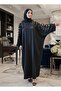 Shoulder Accessories Detail, Ferace Dress That Can Be Weared in Sizes 44-58. - 2