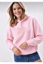 Keep Going Printed Oversized Women's Hooded Sweatshirt