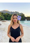 Bbatelieraccessories Alaçatı Hawaii Bodrum Blue Hibiscus Exotic Flower Hair Clip - 3