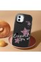 حافظة من السيليكون الأسود متوافقة مع هاتف iPhone 12 Mini بنمط النجوم ونمط الفهد، تحمي الكاميرا من الصدمات - 2
