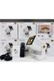 Smart Projector 8K Ultra HD, White, with Remote Control Rotatable Design, Home Theater Use, Includes Remote, Compact & Portable, Built-in Speaker - 8