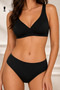 Black Women's Cotton Modal Lycra Lace Luxury Panties - 4