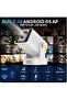 Smart Projector 8K Ultra HD, White, with Remote Control Rotatable Design, Home Theater Use, Includes Remote, Compact & Portable, Built-in Speaker - 7