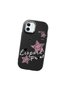 iPhone 12/12 Pro Compatible Leopard Pattern Stars Pattern Shock Absorbing Black Silicone Case with Camera Protection - 3