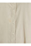 Lcw Vision Beige Regular Fit Linen Blend Men's Shirt - 6