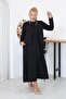 Plus Size Modal Fabric Cardigan and Dress Combination Set - 8