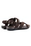 Men Casual Sandals Max-Grip Ankle-Strap SS-1902 Brown - 3