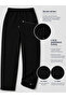 Unisex Black Jagger Alt 100% Cotton 3 Yarn Without Sardon Cotton Fabric - 8