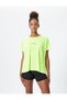Neon Green Women's T-Shirt - 4Wak10151Nk - 3
