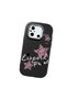 Poco C55 Compatible Leopard Pattern Stars Pattern Shock-Absorbing Camera Protected Black Silicone Case - 3