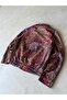 Pigeon Bordo Desen Premium Printed Design Zippered Jacket - 6