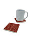 Carpet Motifs Printed Natural Stone Coaster 10X10 1G-Mtfh2 - 2