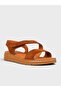 Women's Summer Flat Sandals - 575 310-26 - Tan Suede - 2