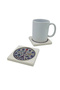 Tile Embossed Plate Printed Natural Stone Coaster 10X10 1G-Çinirpc14 - 2