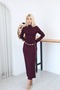 Chain Belt Long Modal Dress - 2