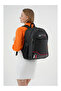 Black unisex backpack - 4