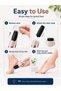 Electric Foot File | 2 in 1 Pedicure Tool with Coarse and Fine Roller Heads | 2 Speed Electronic Foot Callus Remover for Dry Hard Skin | Home Foot Care - 4