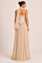 Stone Embellished Strap Corset Top and Chiffon Long Skirt Two-Piece Evening Dress Set - 4