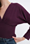V-Neck Long Sleeve Blouse B1032 - 3