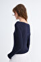 Kayık Yaka Basic Blouse B1888 - 6