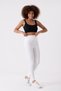 Women's High Waist Tummy Control Leggings Stretchy Casual Sports Leggings - 4